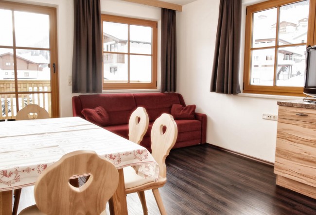 Wohnraum im Appartement A1