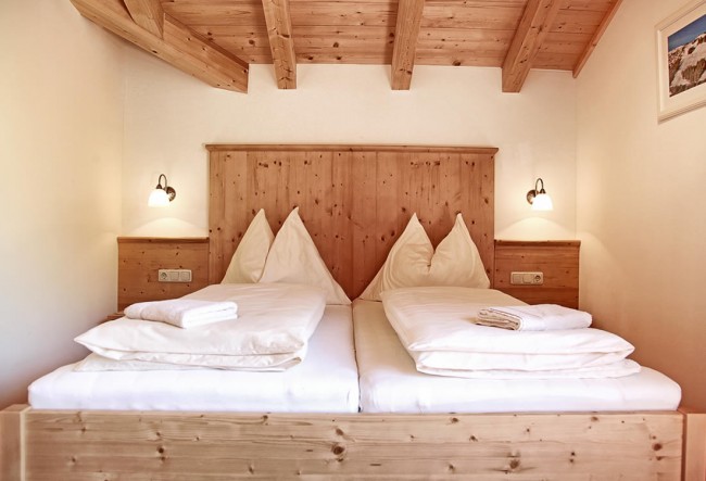 Schlafzimmer im Appartement A2