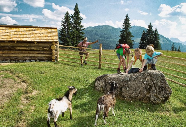 Kinder haben Spaß auf der Alm © www.grossarltal.info